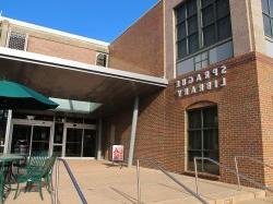 Sprague library entrance